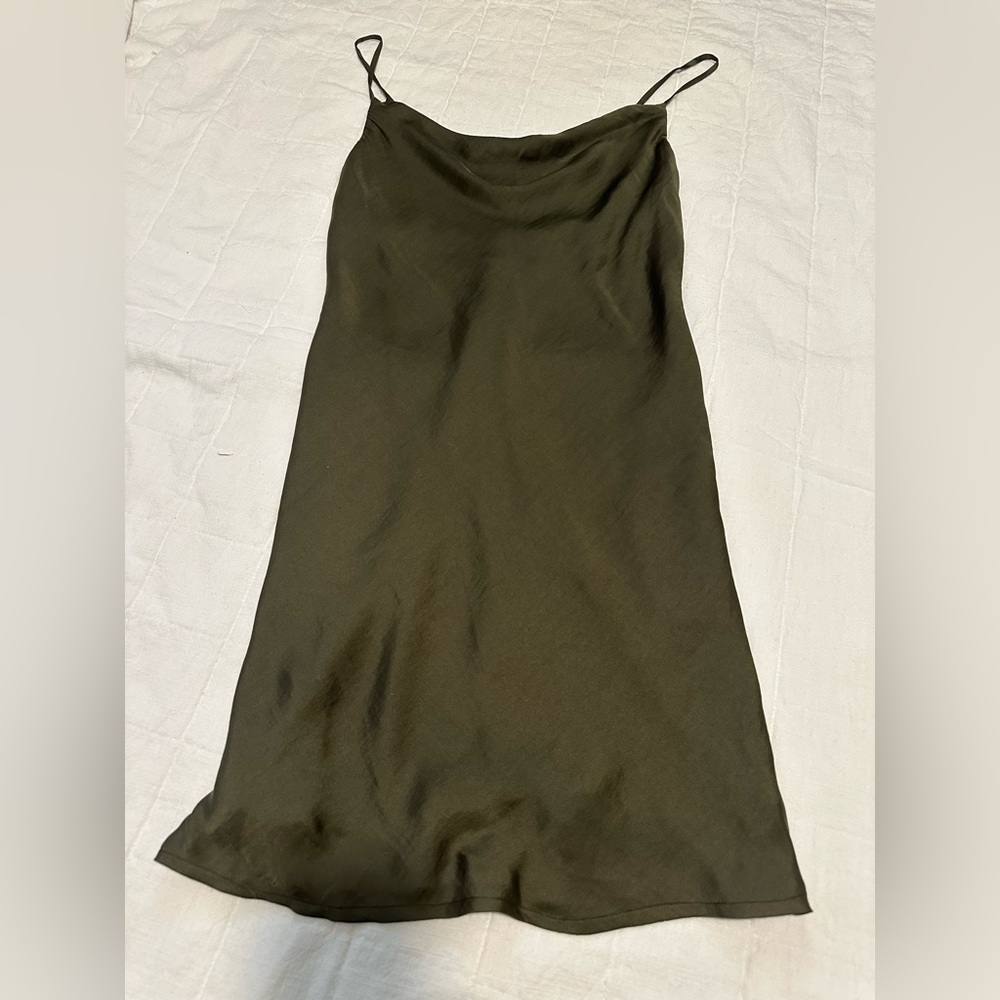 Bardot Cowl Neck Slip Mini Dress